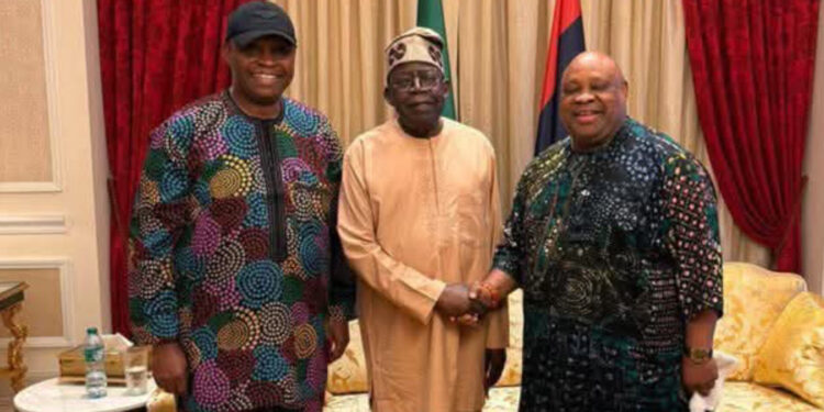 Governor Ademola Adeleke visits President Tinubu