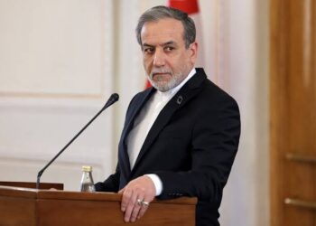 Photo of Iran foreign minister Abbas Araghchi