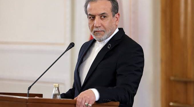 Photo of Iran foreign minister Abbas Araghchi