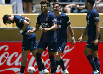 PSG vs Atletico Madrid at the club World Club