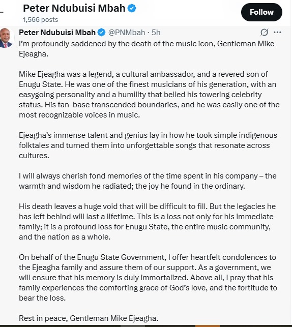 MIKE EJEAGHA TRIBUTE