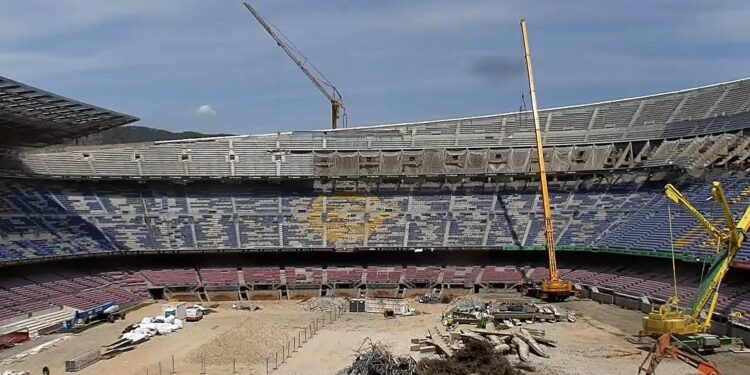 Photo of camp nou renovation