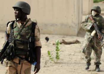Photo of nigerian troops