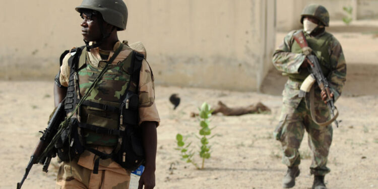 Photo of nigerian troops