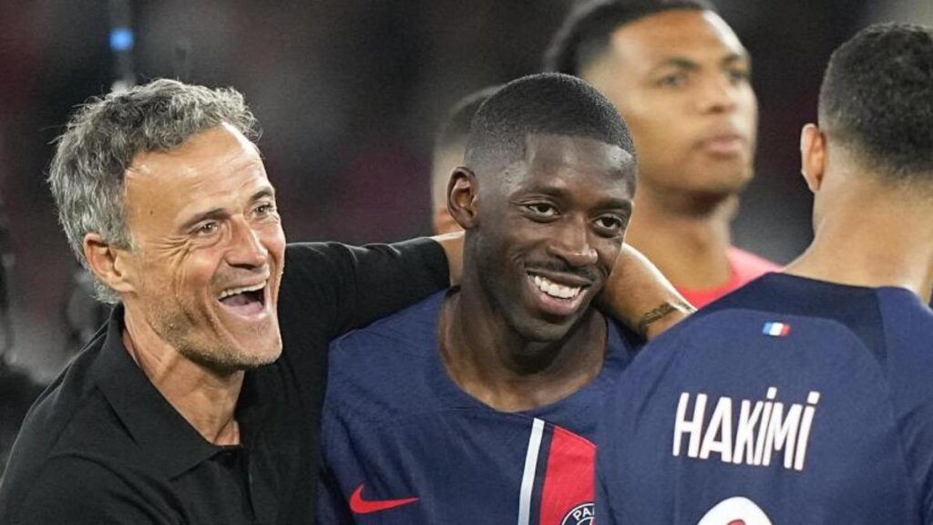 Ousmane Dembele Deserves To Win Ballon dOr PSG Boss Luis Enrique After Champions League Victory