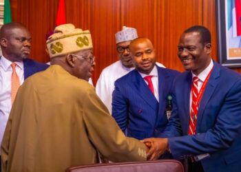 Photo of Taiwo Oyedele and President Tinubu