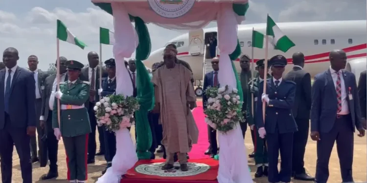 President Tinubu in Kaduna