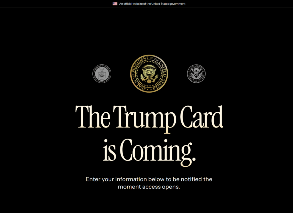 Trump Card Pathway to American Citizenship Official Waitlist 06 12 2025 12 12 PM