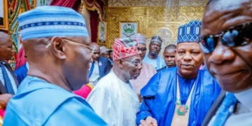 Photo of Atiku, Obasanjo, Gowon,Shettima, and El-Rufai