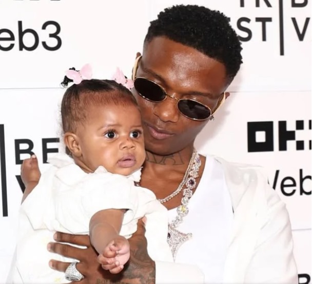 Wizkid and daughter