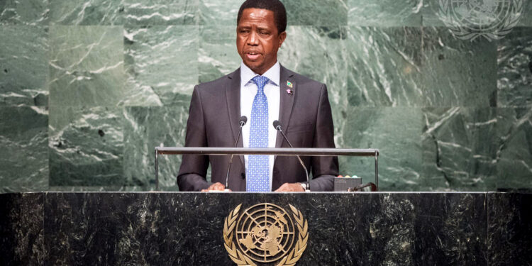 Zambia’s former president Edgar Lungu