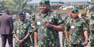 Army Chief Oluyede Visits Troops in Niger After Deadly Clash With Terrorists Photo of Lieutenant General Olufemi Oluyede