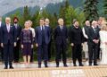Photo of the Leaders of the Group of Seven (G7), along with Ukrainian president Volodymyr Zelenskyy