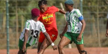 Photo of Super Falcons vs Ghana game