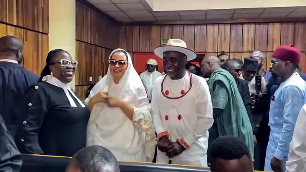 Photo of Senator Natasha in court