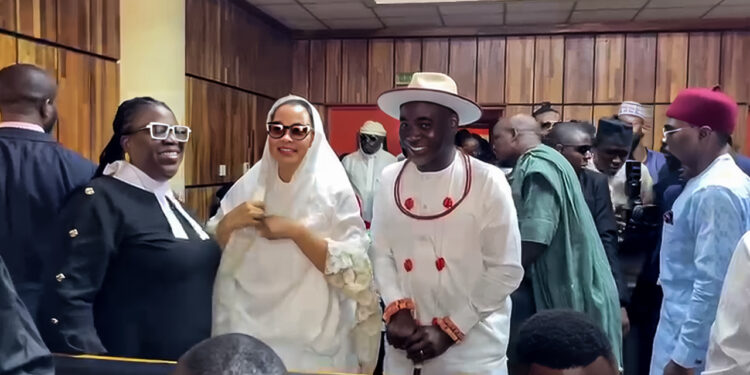 Photo of Senator Natasha in court