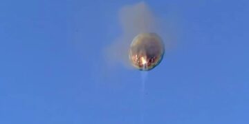 Photo of Hot-Air Balloon on Fire