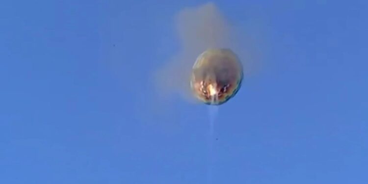 Photo of Hot-Air Balloon on Fire