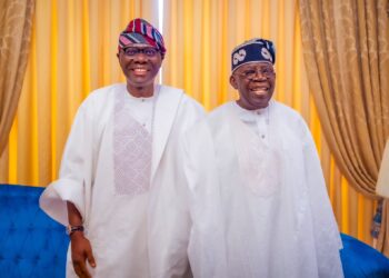 Photo of Tinubu and Sanwo-Olu
