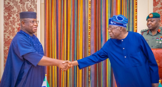 President Julius Maada with President Tinubu