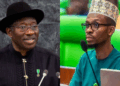 Photo combo of Goodluck Jonathan and Bello El-Rufai