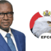 Photo combo of Umar Ajiyia and EFCC logo