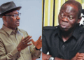 Photo combo of Festus Keyamo and Adams Oshiomhole