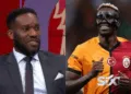 Photo combo of Okocha and Osimhen