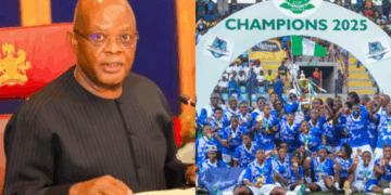 Rivers Angels Clinch 10th President’s Cup Title as State Govt Pledges ₦50m Reward Photo combo of Ibas and Rivers Angels