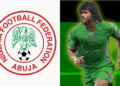 Photo Combo of NFF logo and Sam Okwaraji