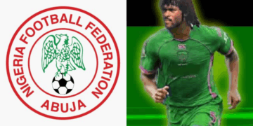 NFF Approves Sam Okwaraji Secondary Schools Soccer Championship Photo Combo of NFF logo and Sam Okwaraji