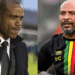 Photo combo of Sunday Oliseh and Eric Chelle