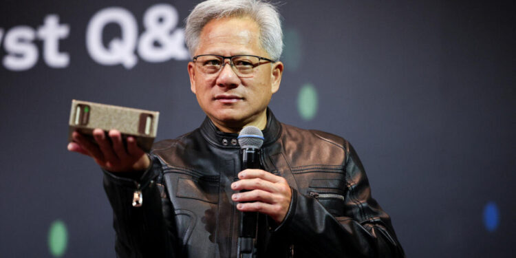 Photo of Jensen Huang, co-founder and CEO of Nvidia Corp