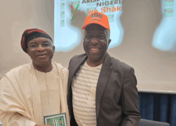 Photo of David Mark and Ralph Nwosu