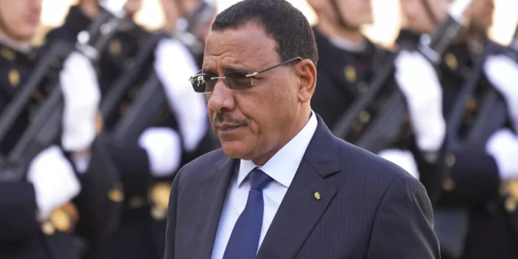 Photo of Deposed Nigerien Mohamed Bazoum