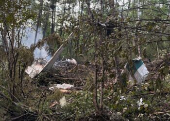 Fatal Siberian Plane Crash Site