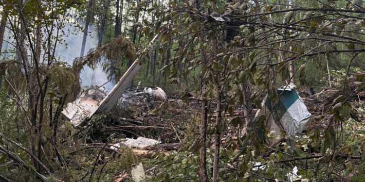 Fatal Siberian Plane Crash Site