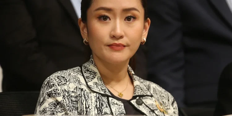 Photo of Thailand’s Prime Minister Paetongtarn Shinawatra