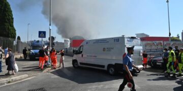 Rome Petrol Station Explosion Injures 45 in Suburban Blast That Shook the City Fuel Station Blast Heard Across Rome