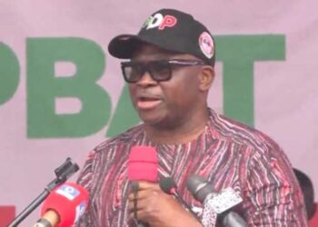 Photo of Ayodele Fayose at APC event