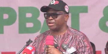 Photo of Ayodele Fayose at APC event