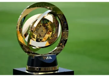 Photo of the club world cup trophy