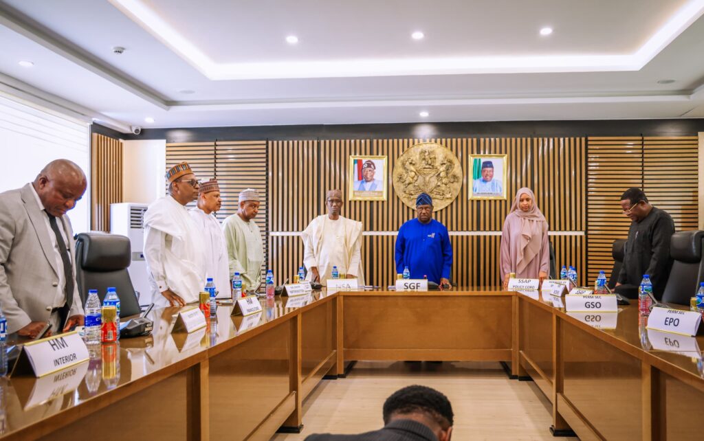 Photo of the Inter-Ministerial Committee for Buhari’s State Burial