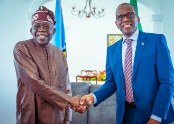 Photo of President Bola Tinubu and Saint Lucia Prime Minister Philip Pierre
