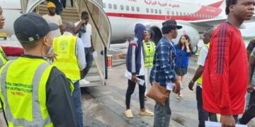 Photo of Nigerian Returnees from Algeria