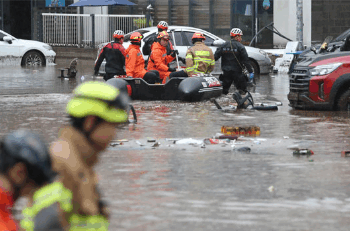 Torrential Rains in South Korea