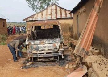 Photo from the scene of recent attack in Riyom Local Government Area, Plateau State.