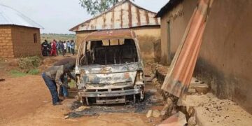 Fresh Ambush in Plateau State Claims 14 Lives, Community Leaders Blame Fulani Militants Photo from the scene of recent attack in Riyom Local Government Area, Plateau State.