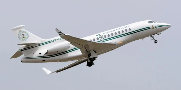 Photo of Nigerian presidential jet