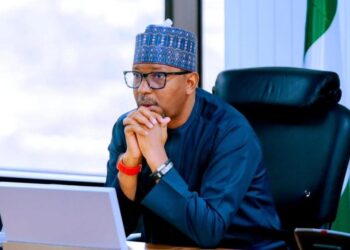 Photo of the Chairman of the National Sports Commission, Shehu Dikko.